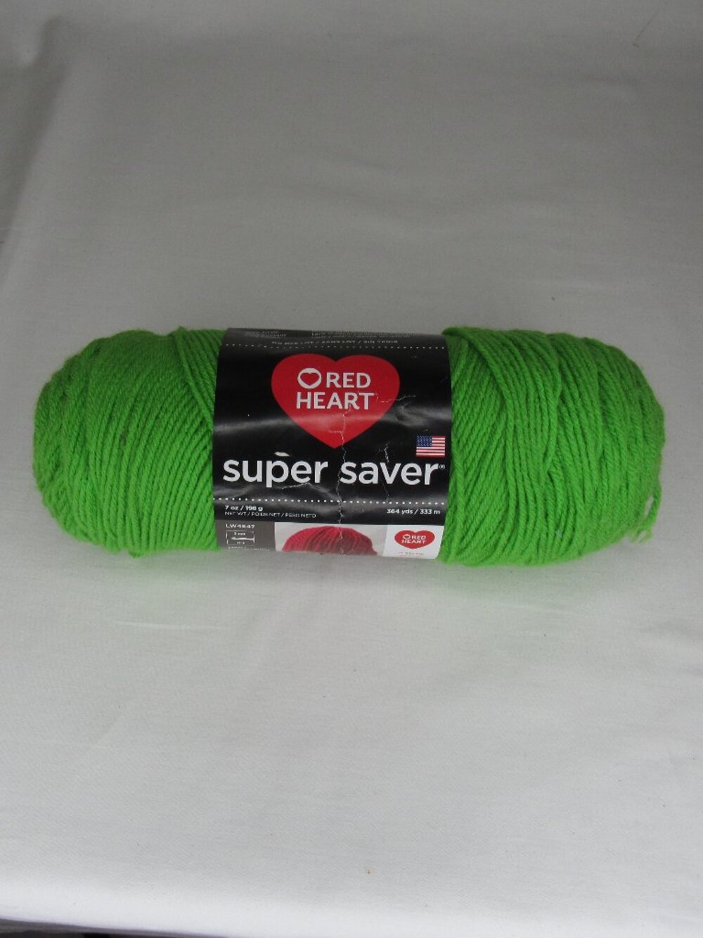 Red Heart Super Saver SPRING GREEN Skein Yarn New 364 Yards